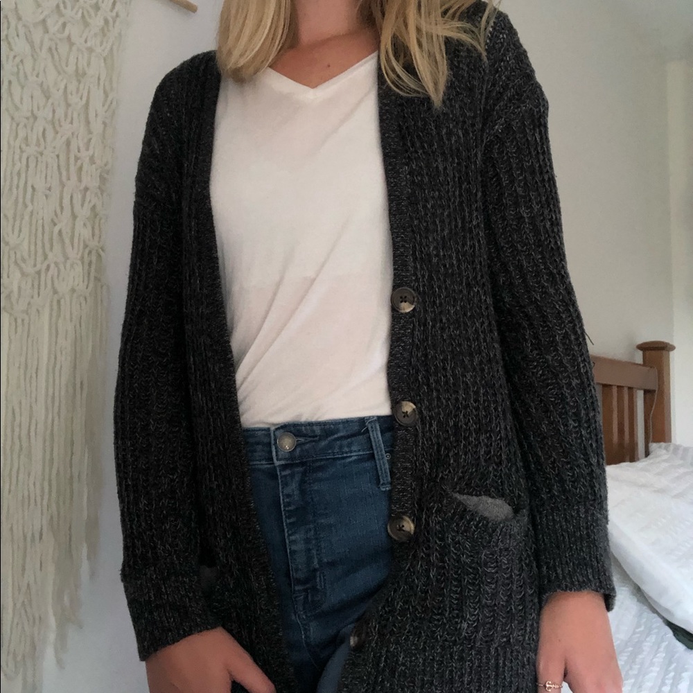 AEO Gray Cardigan